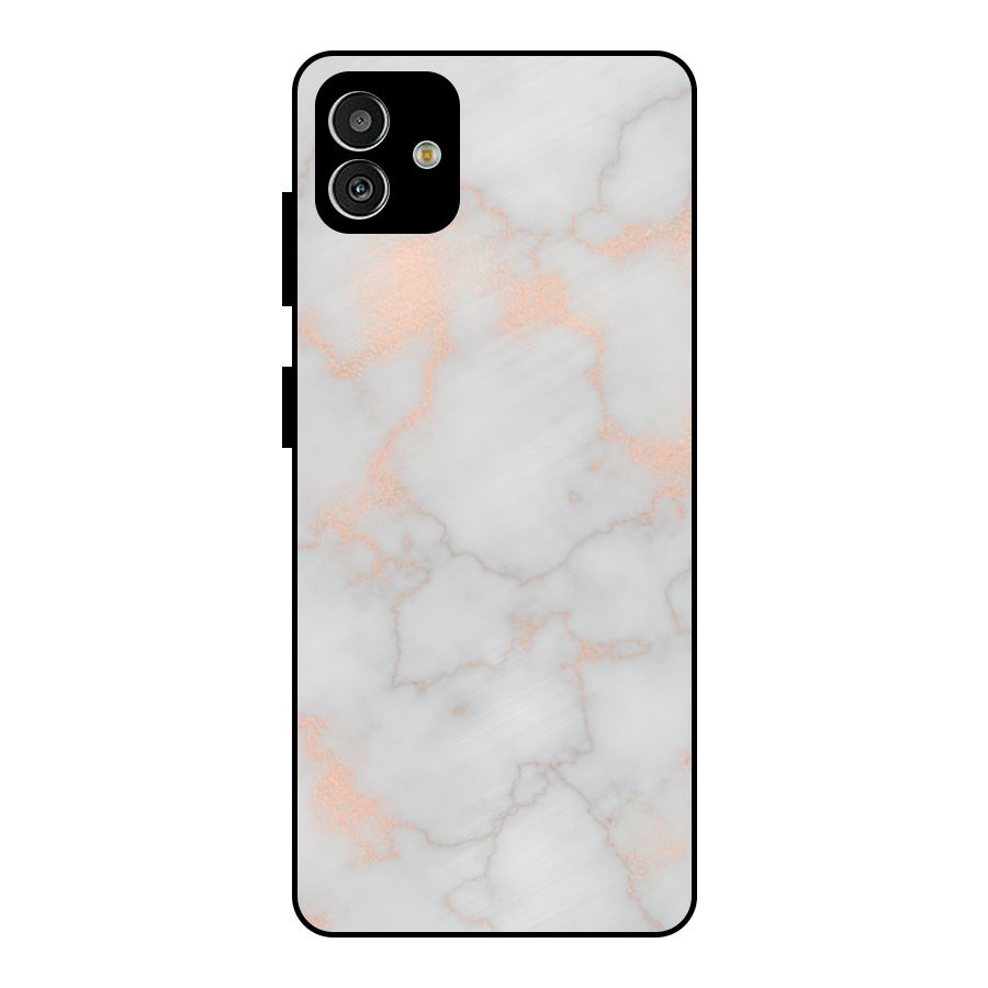 RoseGold Marble Metal Back Case for Galaxy M13 5G