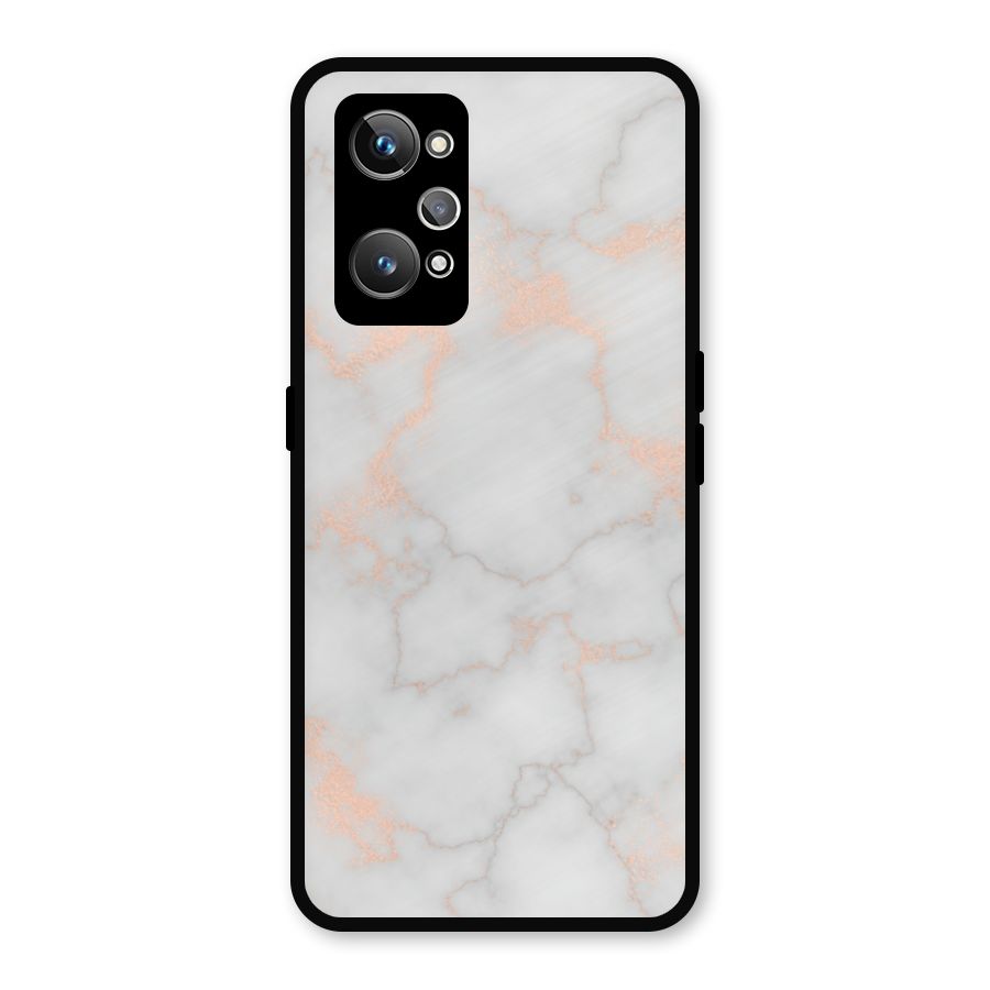 RoseGold Marble Metal Back Case for Realme GT Neo 3T
