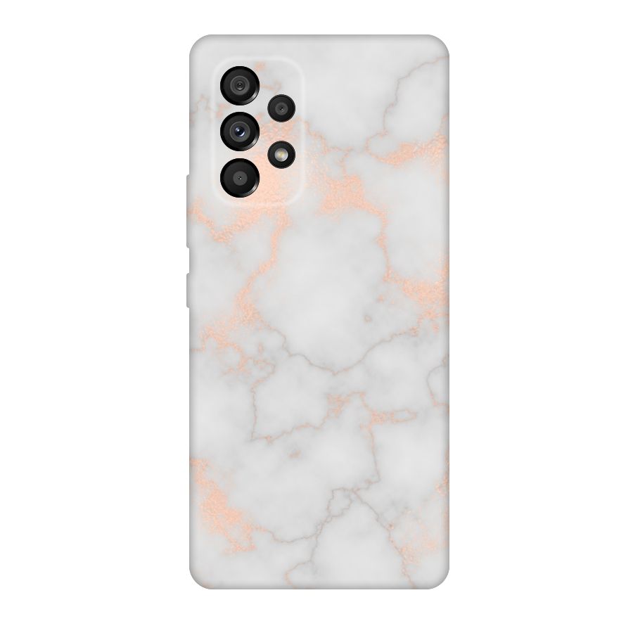 RoseGold Marble Original Polycarbonate Back Case for Galaxy A53 5G