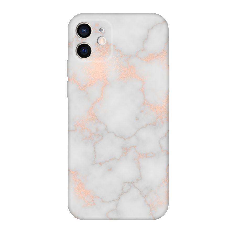 RoseGold Marble Original Polycarbonate Back Case for iPhone 12