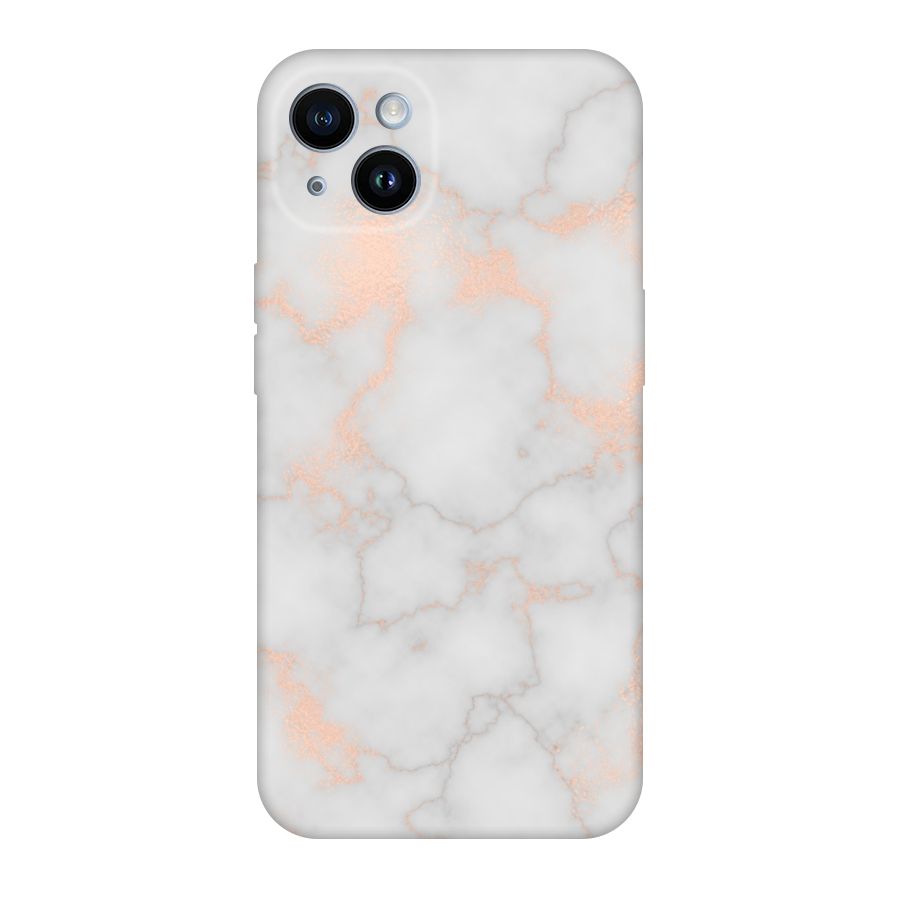 RoseGold Marble Original Polycarbonate Back Case for iPhone 14
