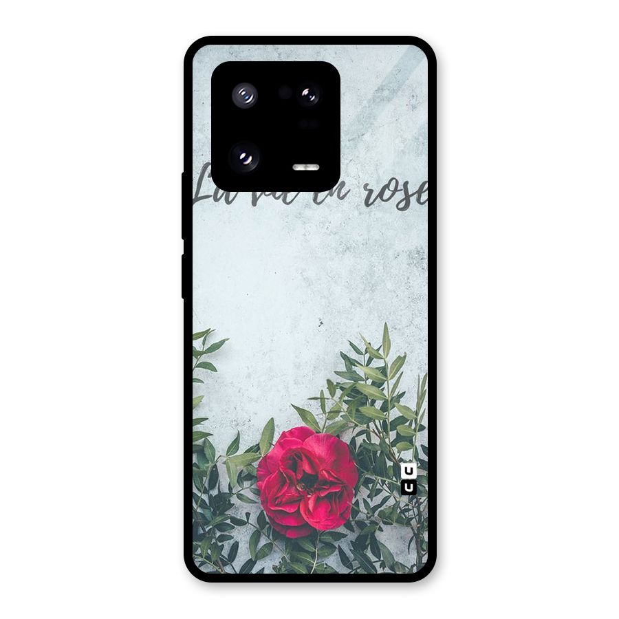 Rose Life Glass Back Case for Xiaomi 13 Pro