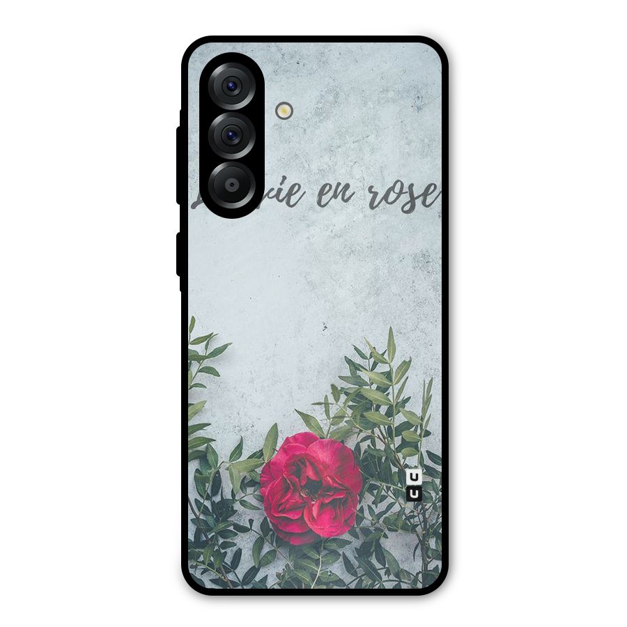 Rose Life Metal Back Case for Galaxy A36