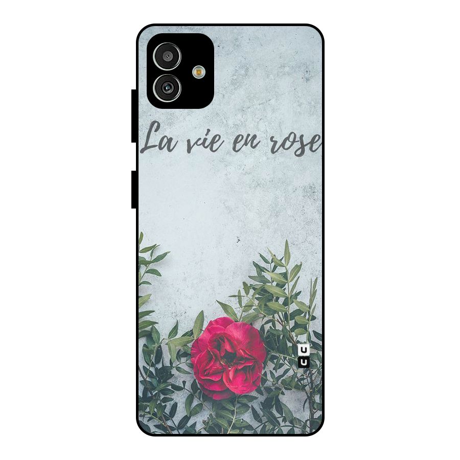 Rose Life Metal Back Case for Galaxy M13 5G