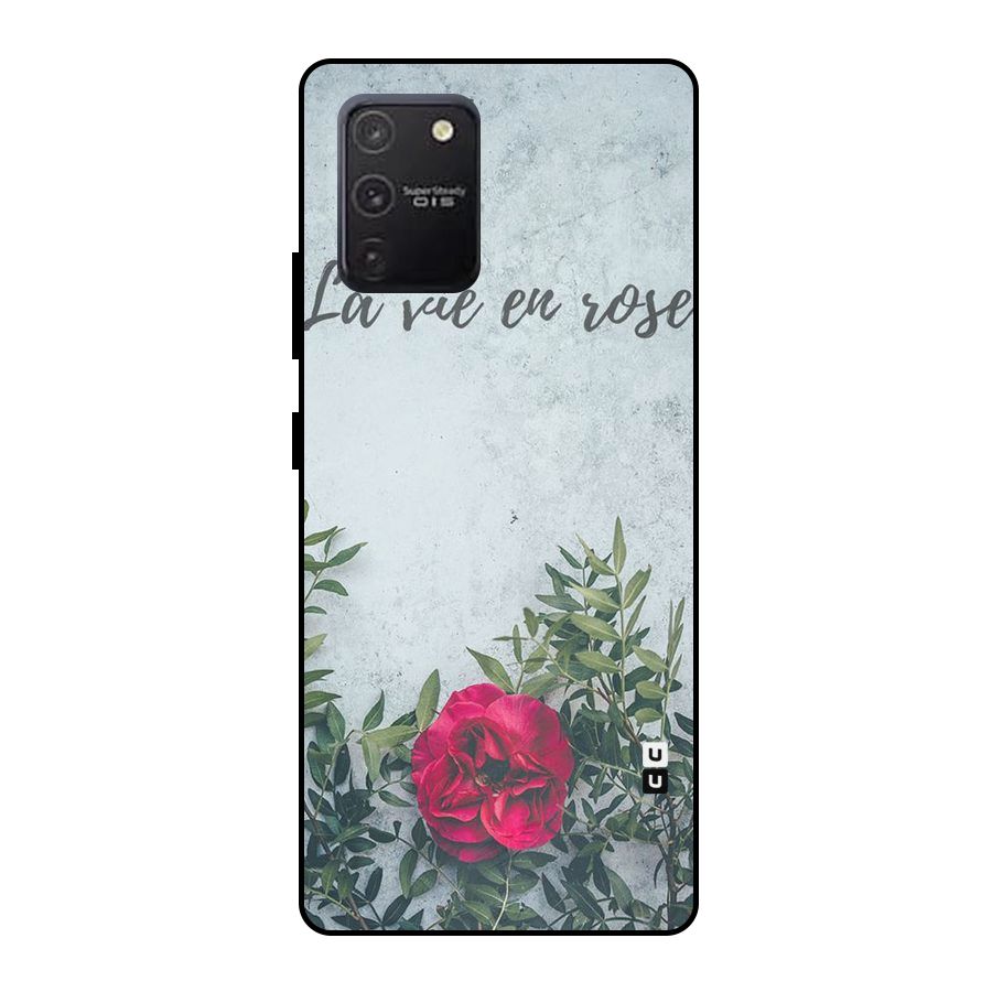 Rose Life Metal Back Case for Galaxy S10 Lite