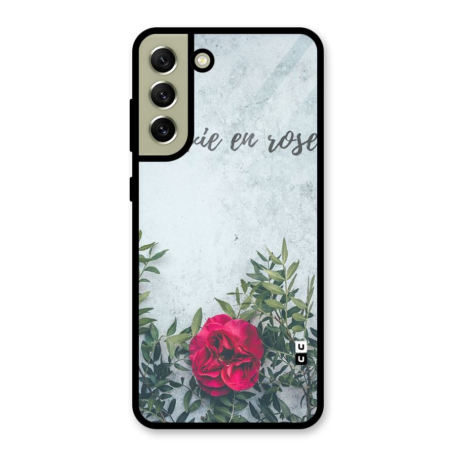 Rose Life Metal Back Case for Galaxy S21 FE 5G (2023)