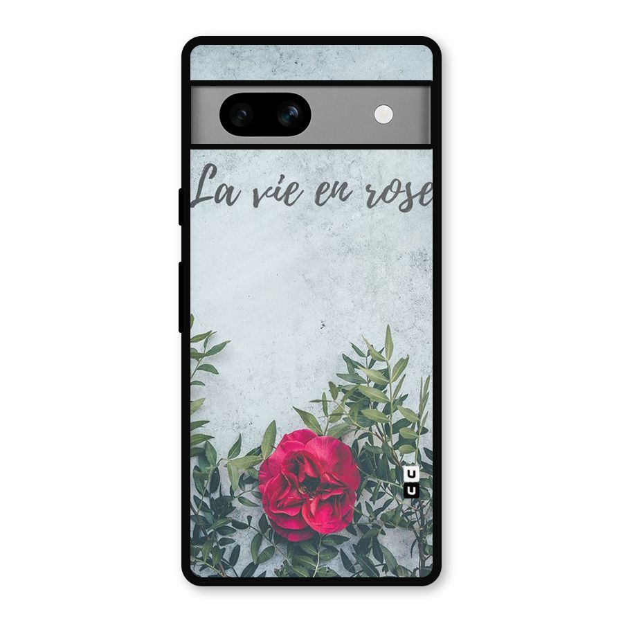 Rose Life Metal Back Case for Google Pixel 7a