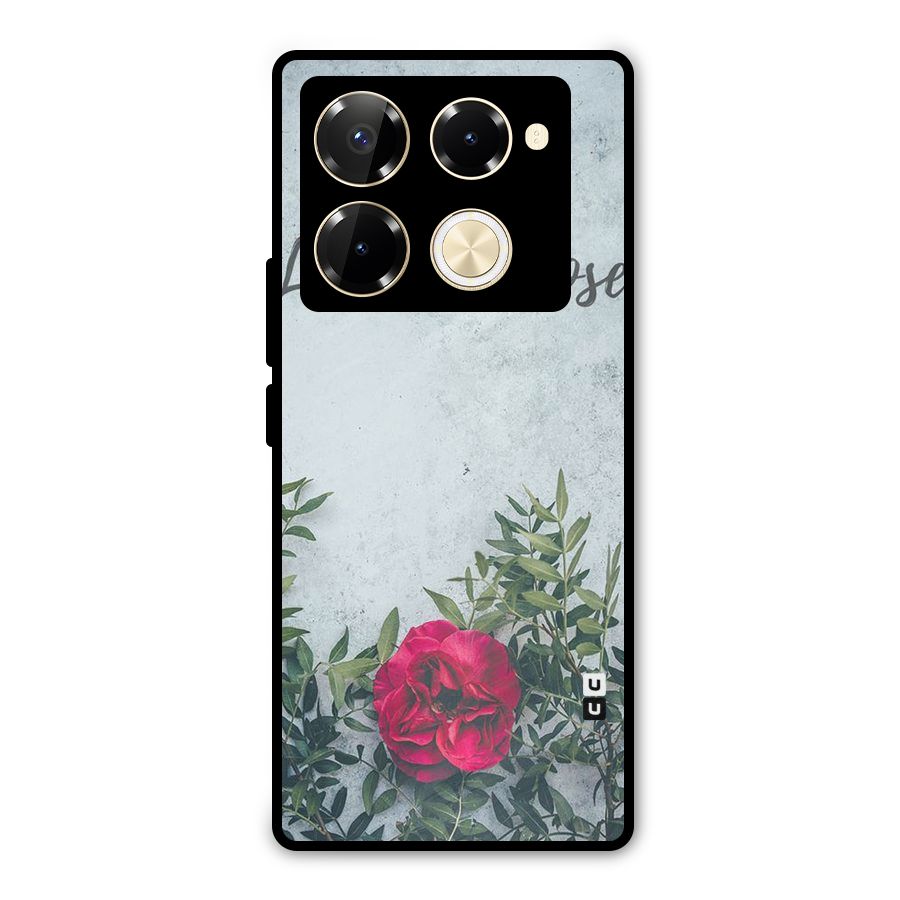 Rose Life Metal Back Case for Infinix Note 40 Pro Plus