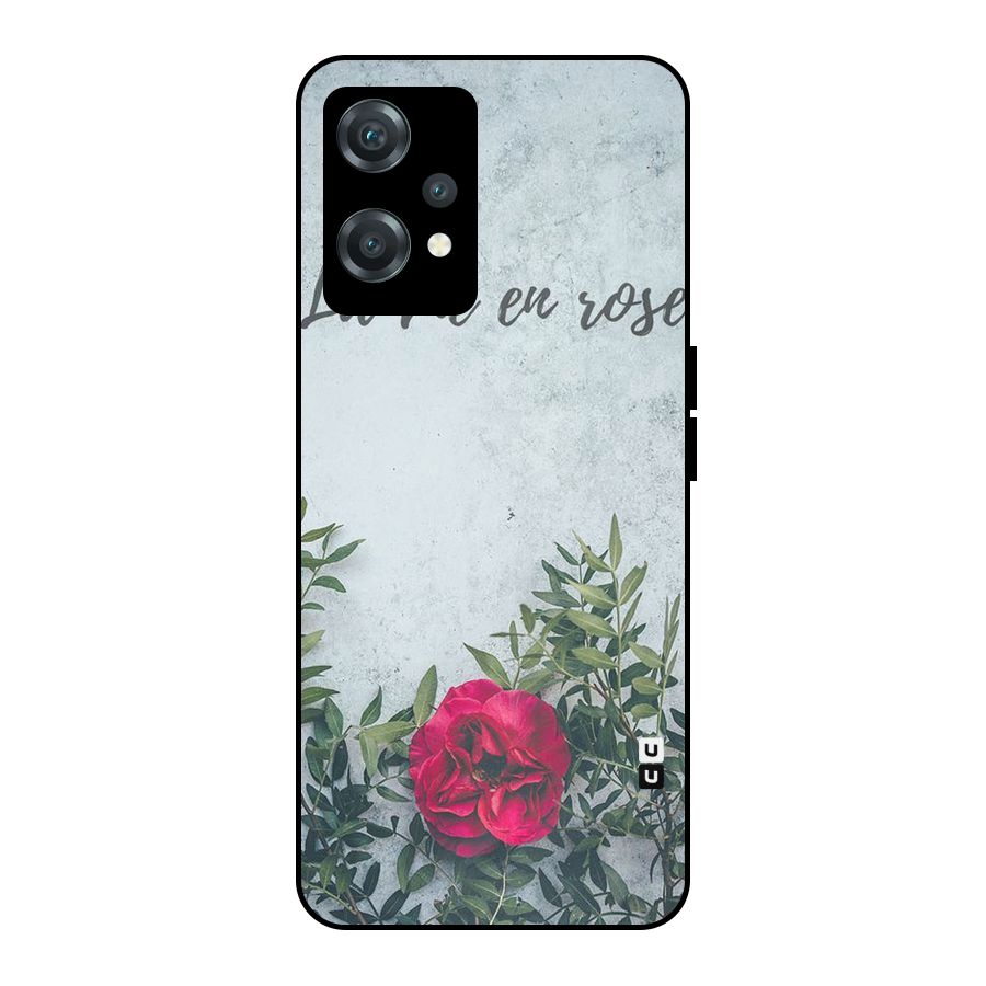 Rose Life Metal Back Case for OnePlus Nord CE 2 Lite 5G