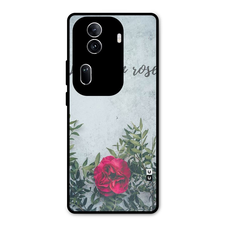Rose Life Metal Back Case for Oppo Reno11 Pro 5G