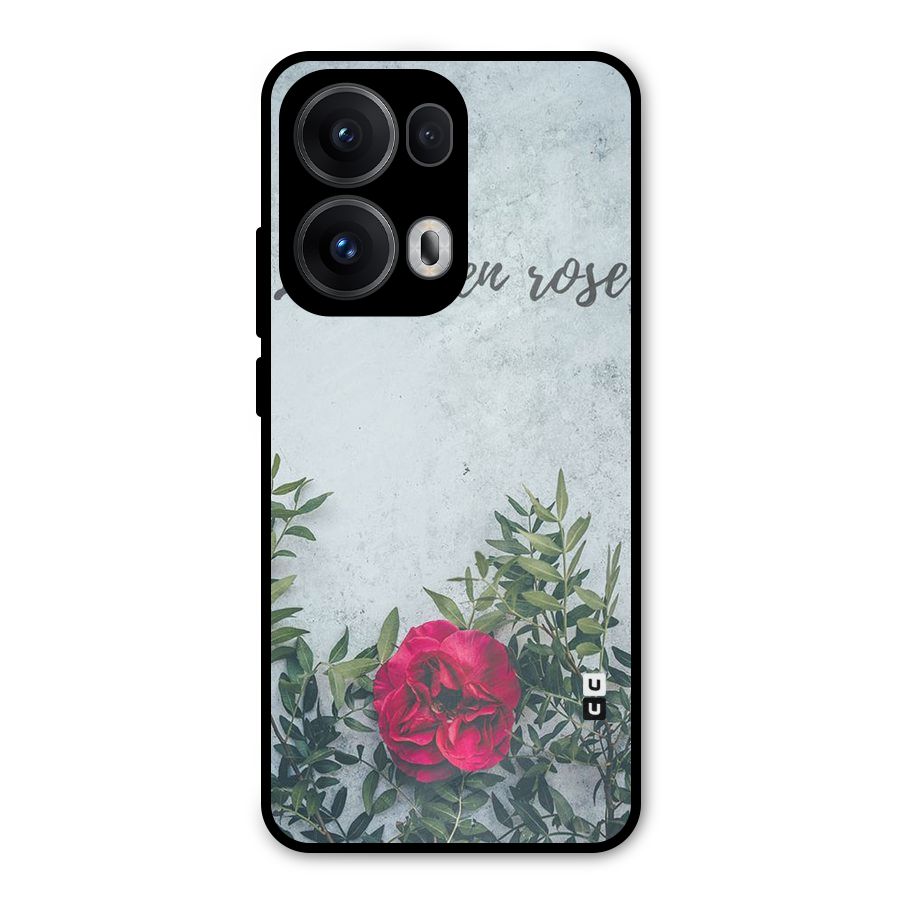 Rose Life Metal Back Case for Oppo Reno13 Pro
