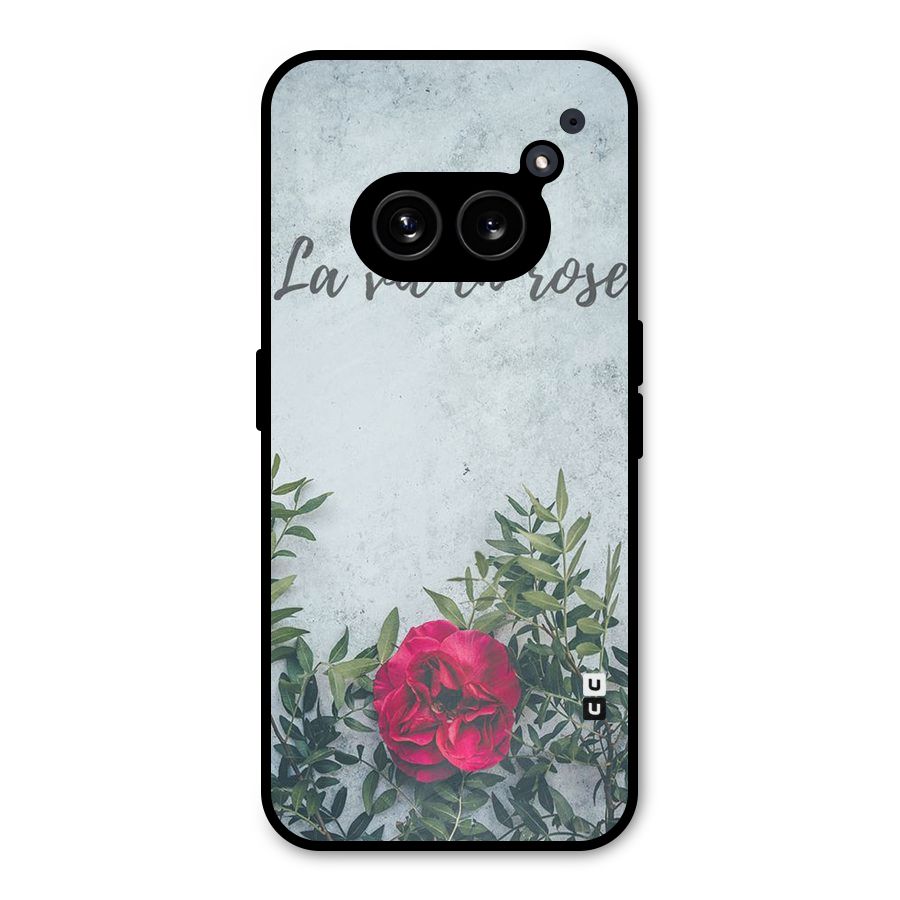 Rose Life Metal Back Case for Nothing Phone 2a