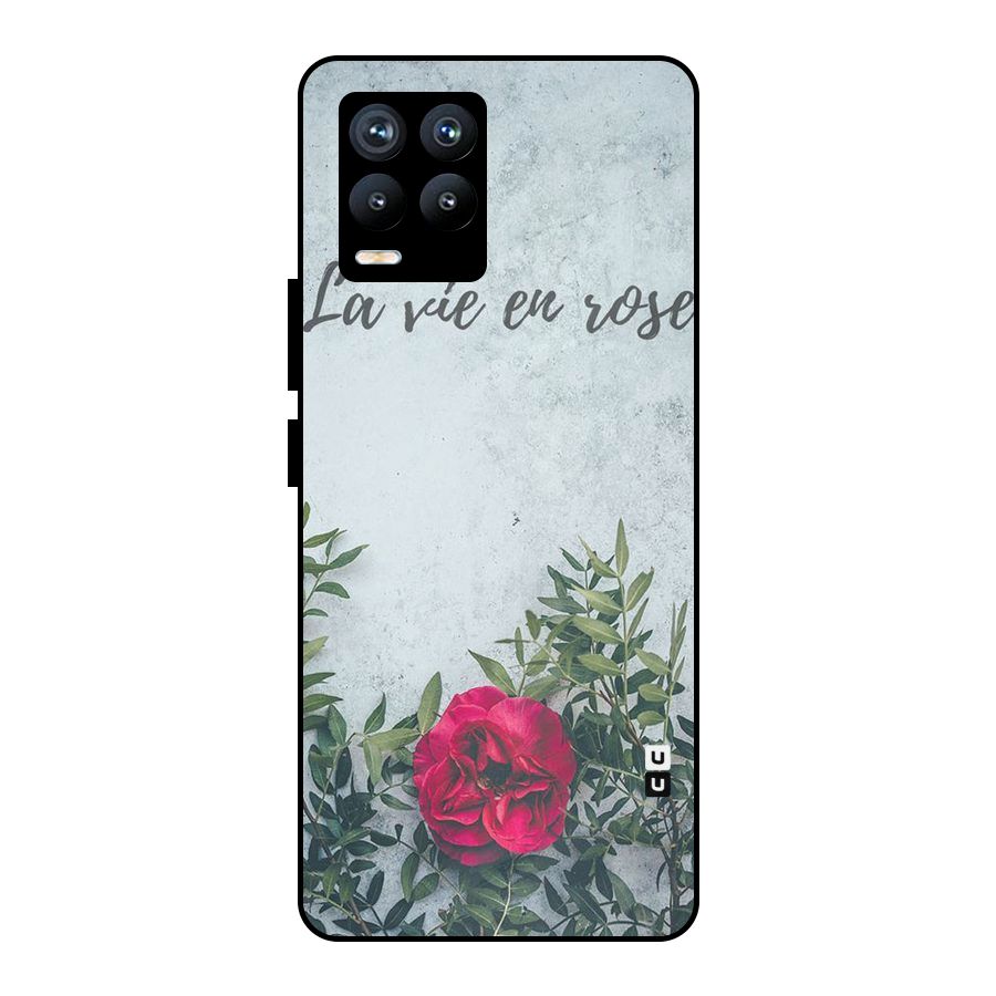 Rose Life Metal Back Case for Realme 8 Pro