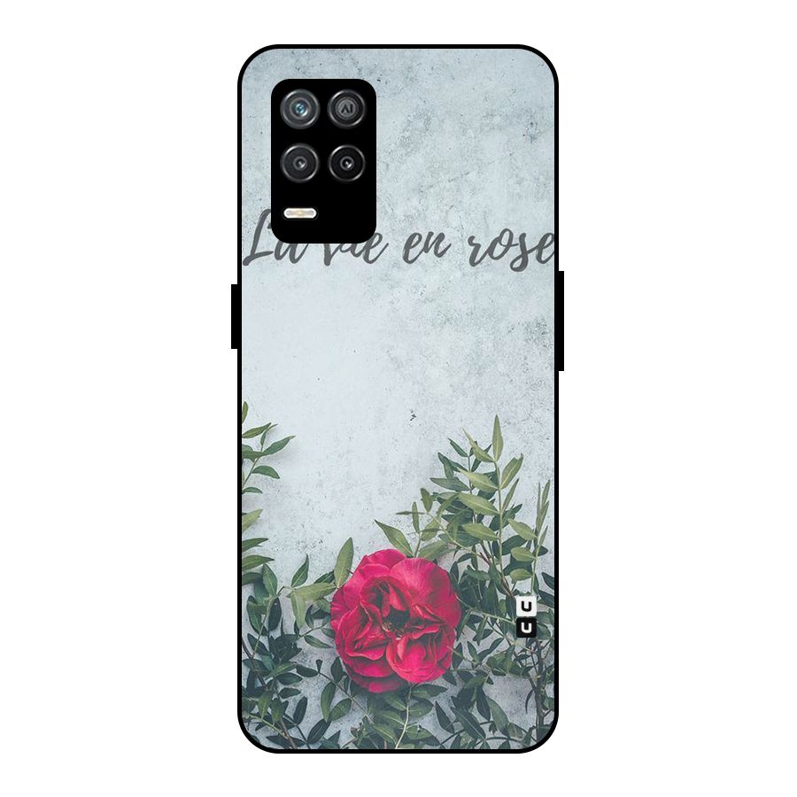 Rose Life Metal Back Case for Realme 8s 5G