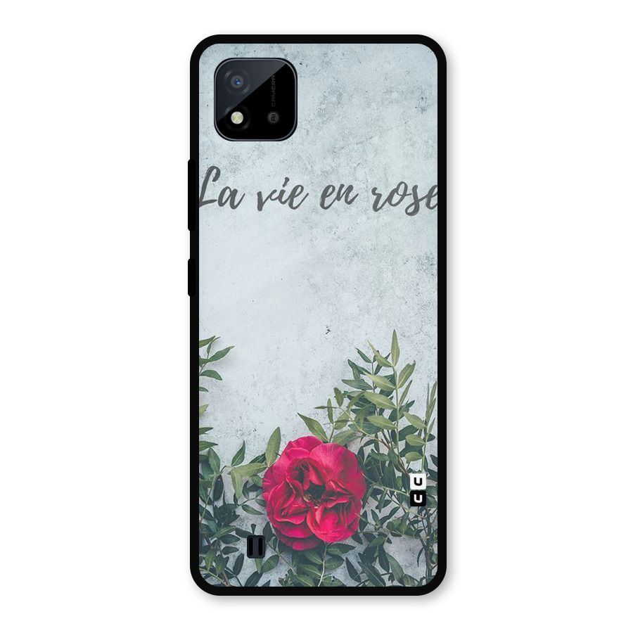 Rose Life Metal Back Case for Realme C11 2021