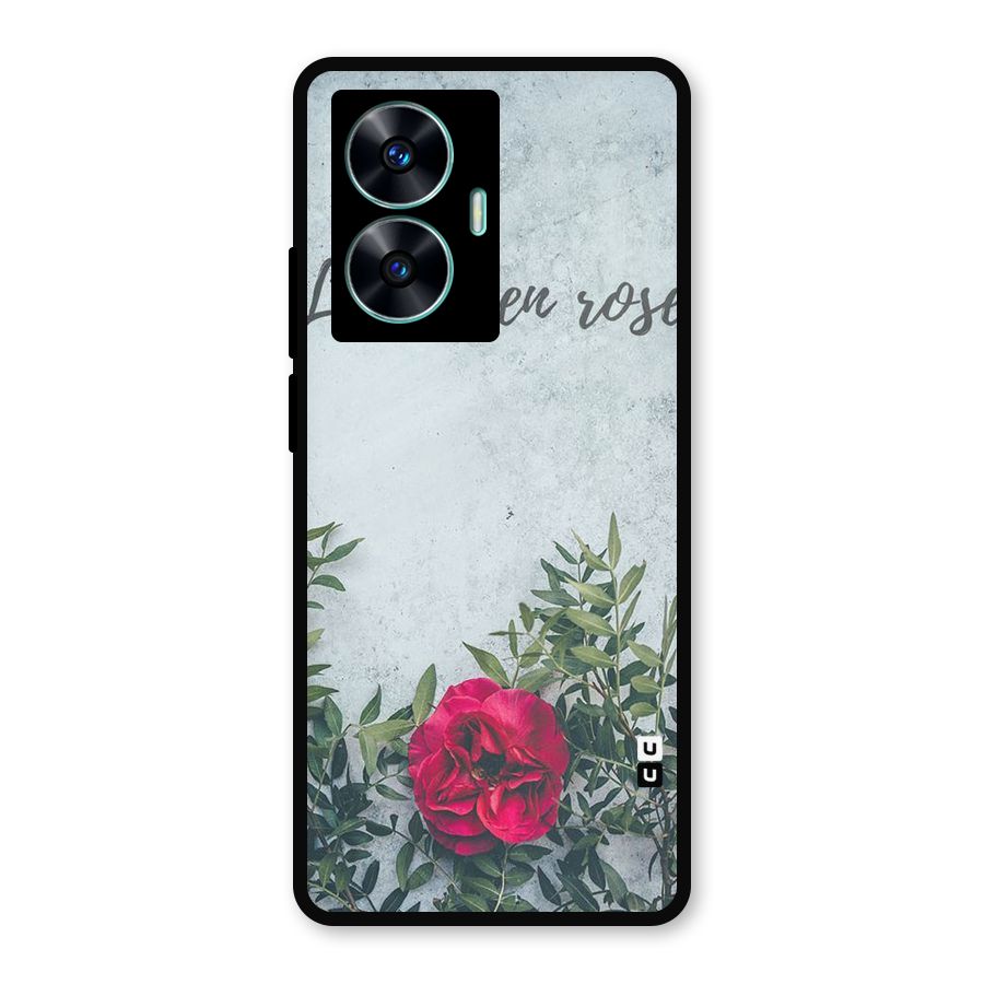 Rose Life Metal Back Case for Realme C55