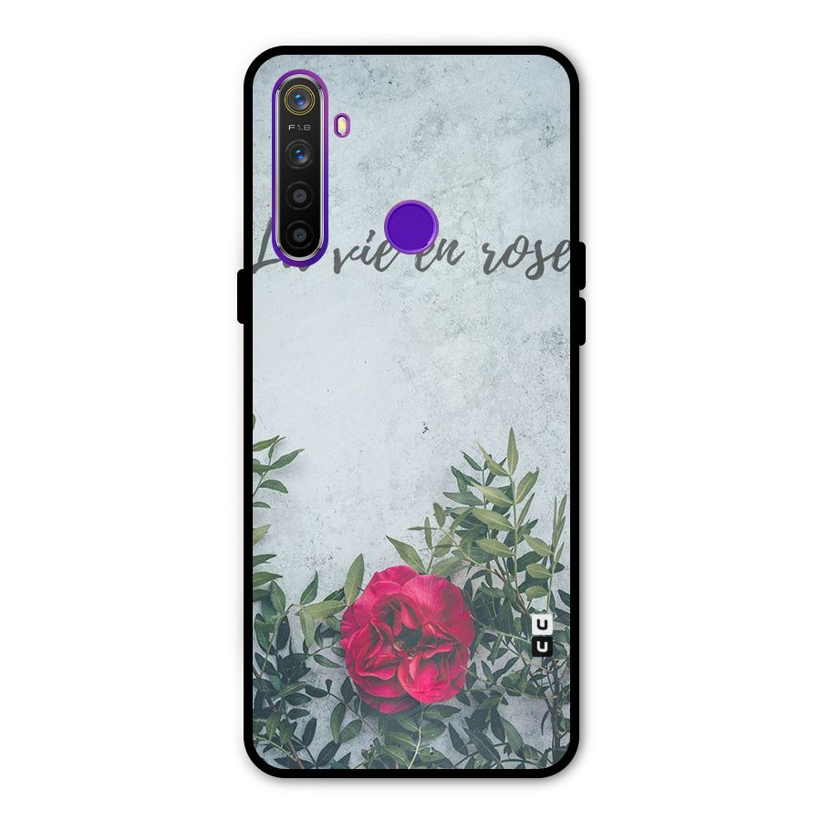 Rose Life Metal Back Case for Realme Narzo 10