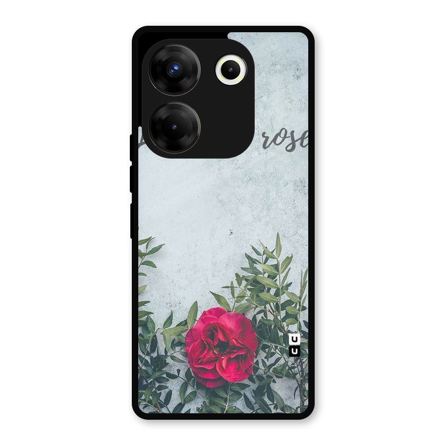 Rose Life Metal Back Case for Tecno Camon 20