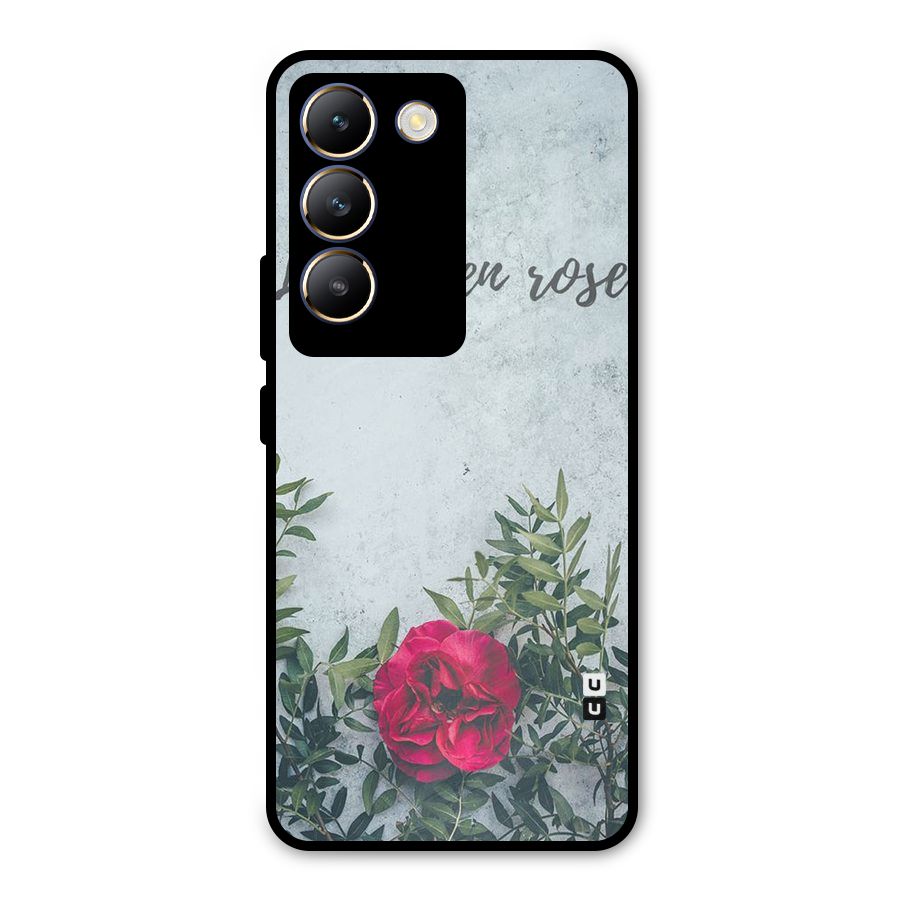 Rose Life Metal Back Case for Vivo T3 5G