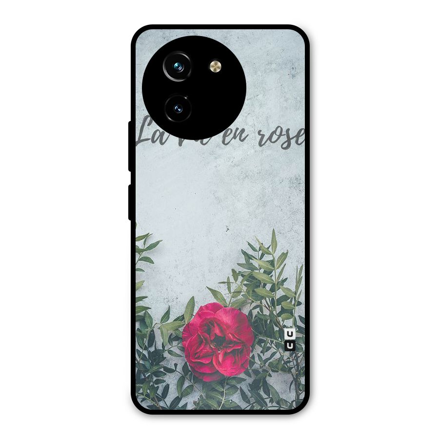 Rose Life Metal Back Case for Vivo T3x