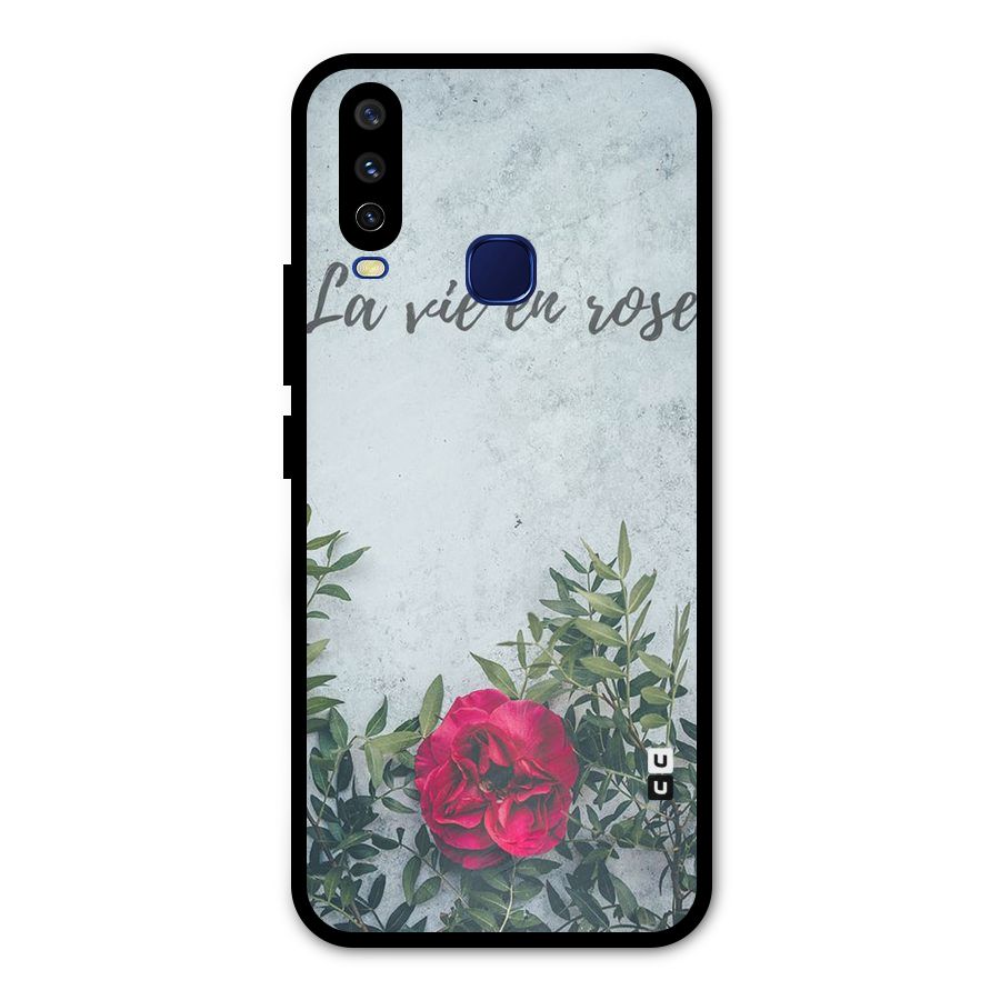 Rose Life Metal Back Case for Vivo V17