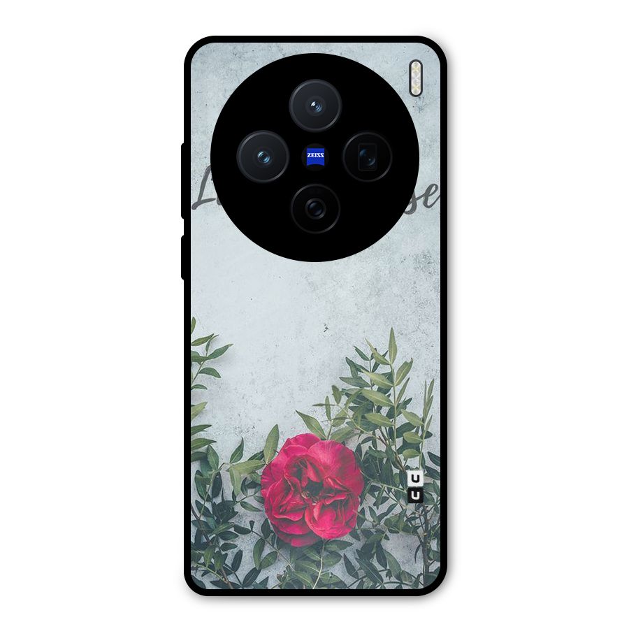 Rose Life Metal Back Case for Vivo X200