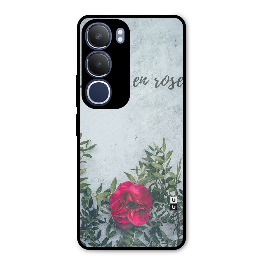 Rose Life Metal Back Case for Vivo Y29