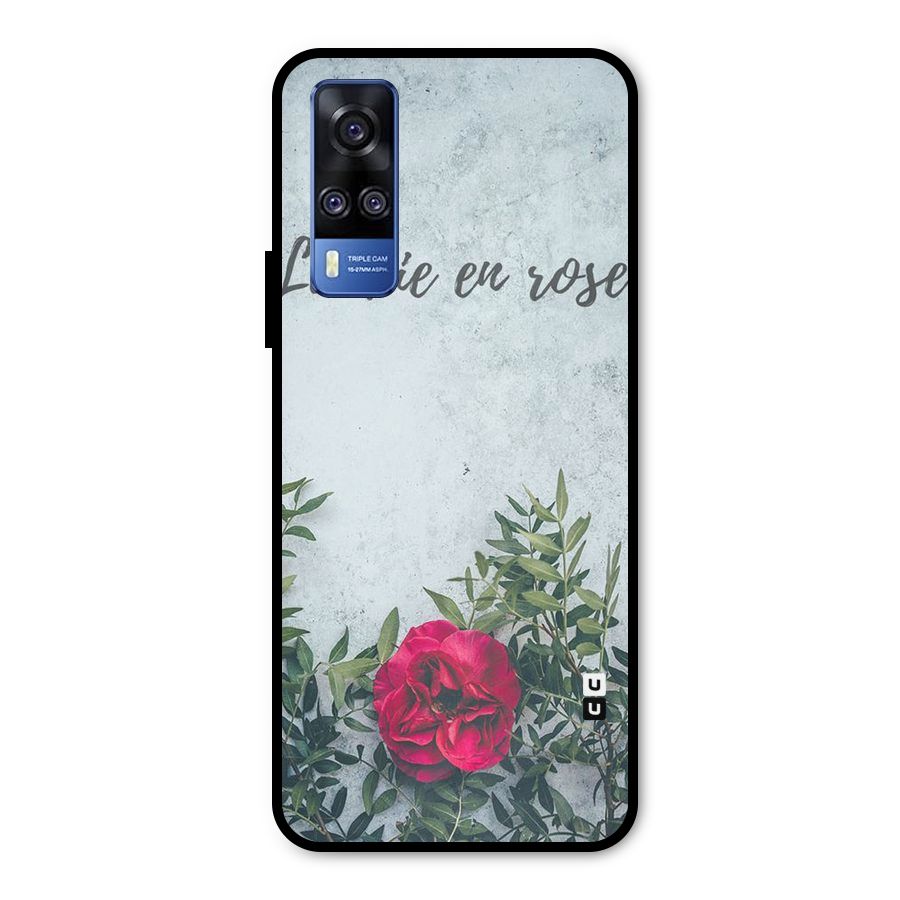 Rose Life Metal Back Case for Vivo Y51A