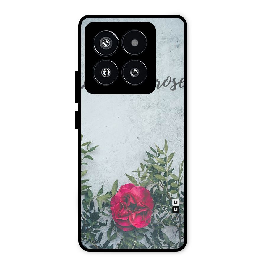 Rose Life Metal Back Case for Xiaomi 14 Pro