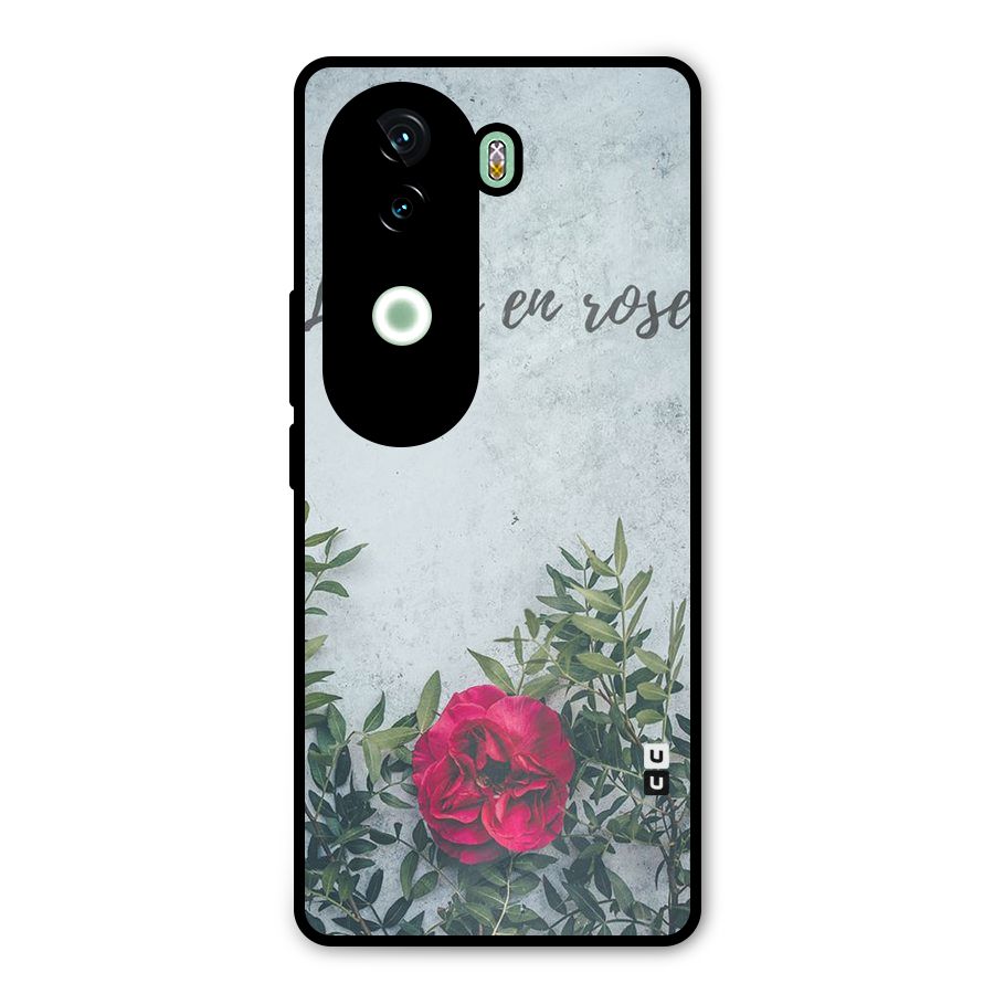 Rose Life Metal Back Case for iQOO Z9s