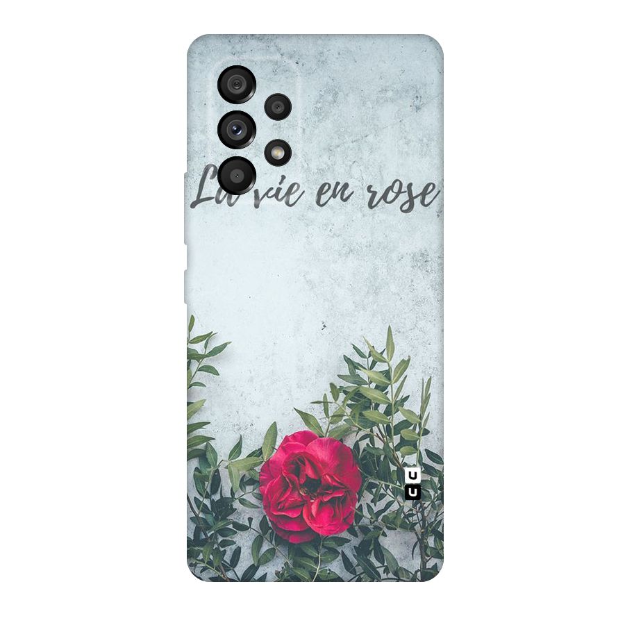 Rose Life Original Polycarbonate Back Case for Galaxy A53 5G