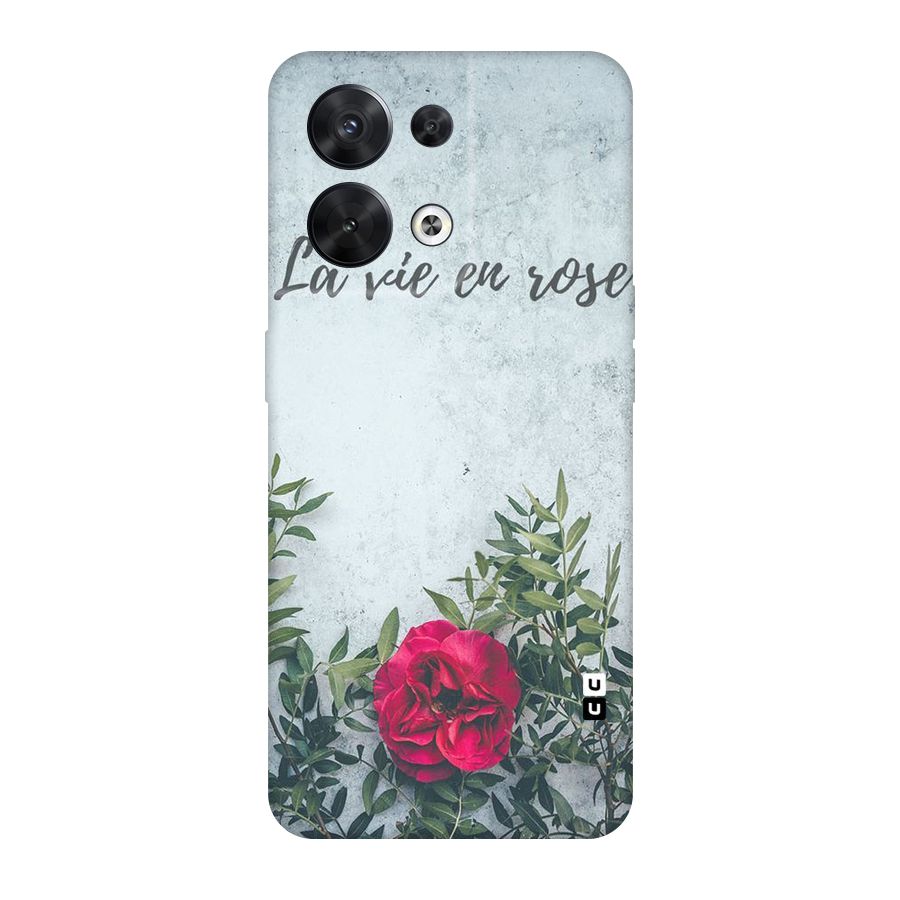 Rose Life Original Polycarbonate Back Case for Oppo Reno8 5G
