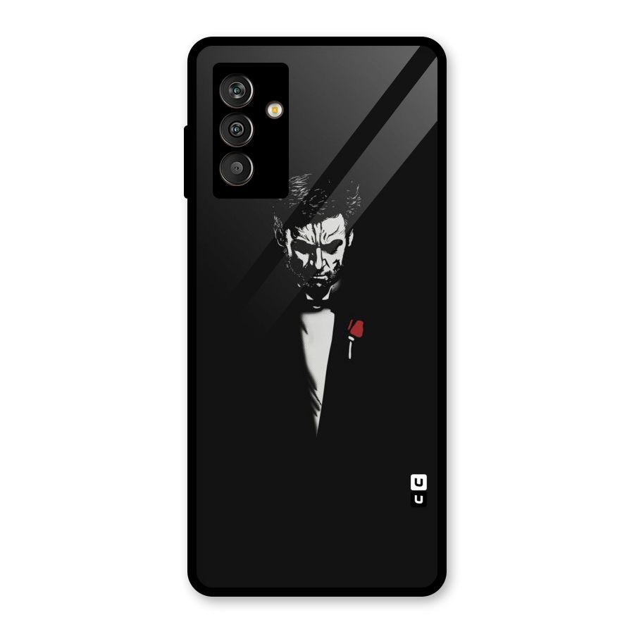 Rose Man Glass Back Case for Galaxy M13