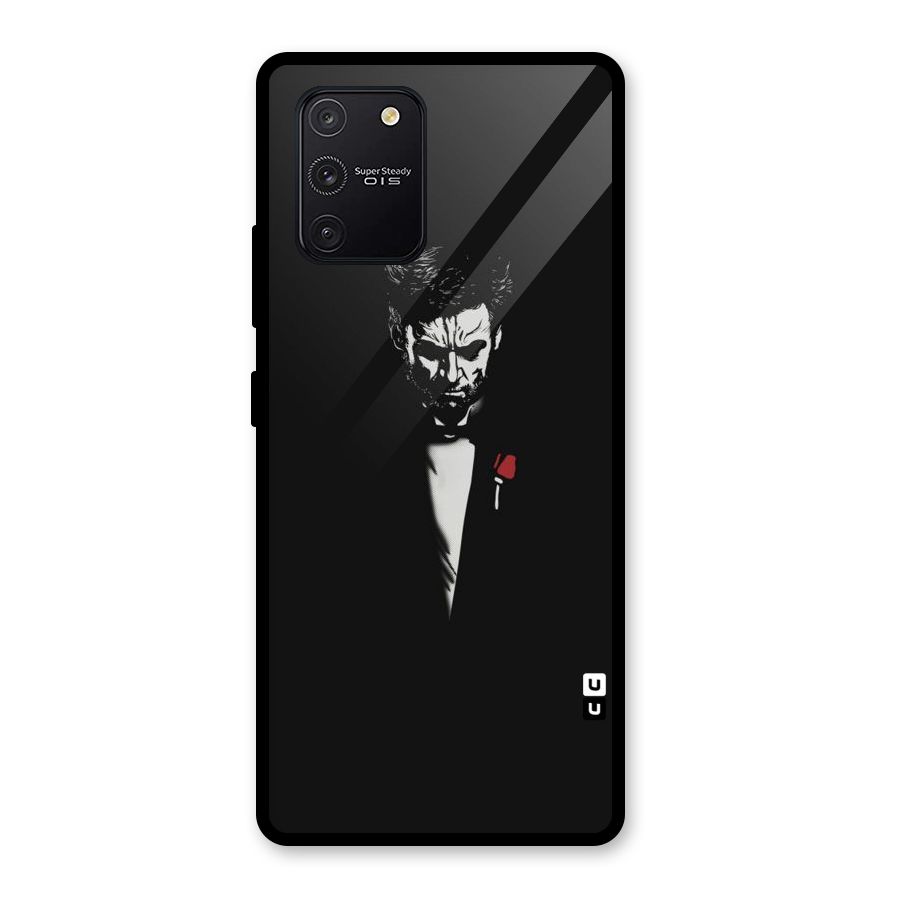 Rose Man Glass Back Case for Galaxy S10 Lite