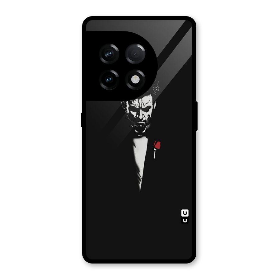 Rose Man Glass Back Case for OnePlus 11R
