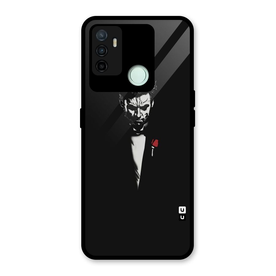 Rose Man Glass Back Case for Oppo A53