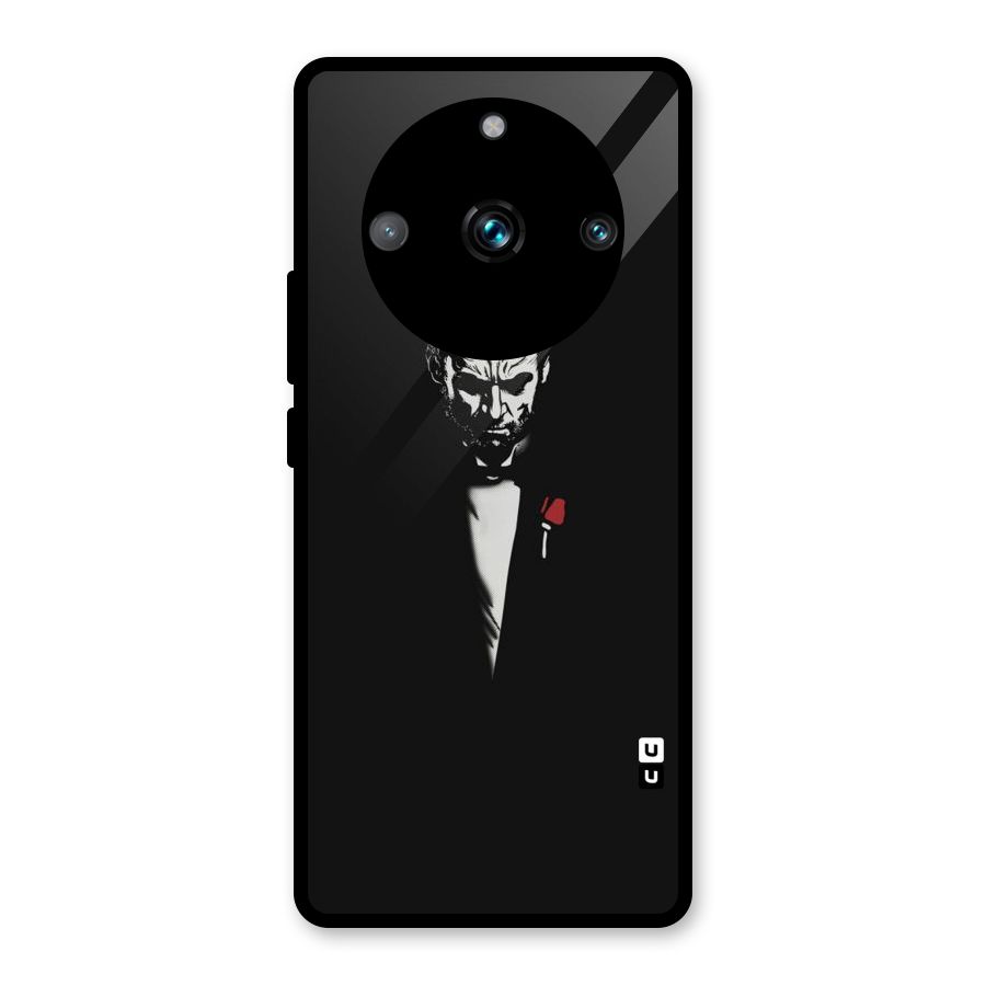 Rose Man Glass Back Case for Realme 11 Pro