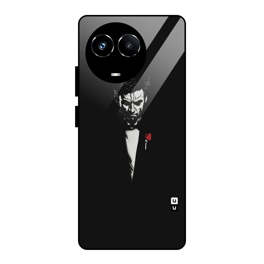 Rose Man Glass Back Case for Realme Narzo 60X