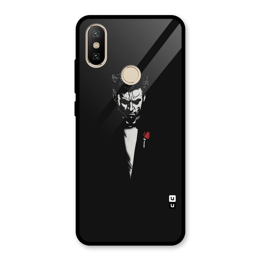 Rose Man Glass Back Case for Redmi A2