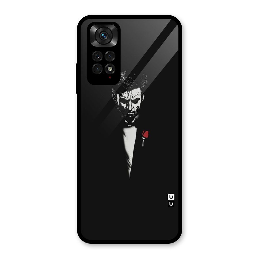Rose Man Glass Back Case for Redmi Note 11S