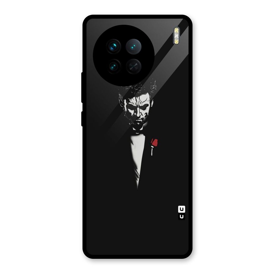 Rose Man Glass Back Case for Vivo X90