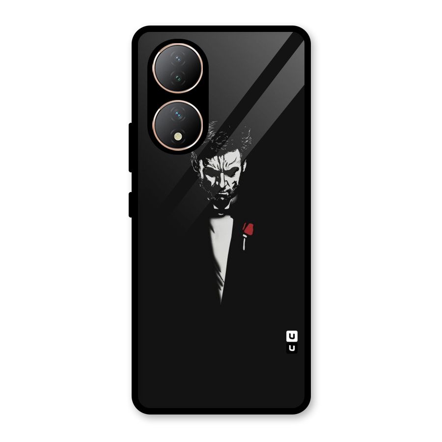 Rose Man Glass Back Case for Vivo Y100A