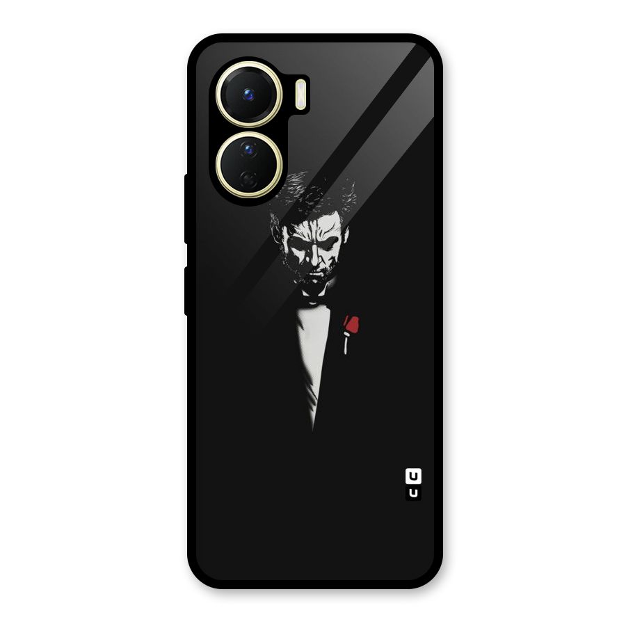 Rose Man Glass Back Case for Vivo Y16