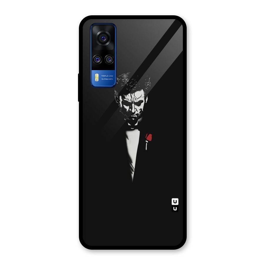Rose Man Glass Back Case for Vivo Y31