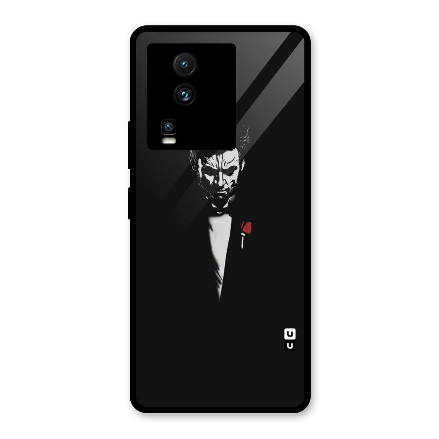 Rose Man Glass Back Case for Vivo iQOO Neo 7