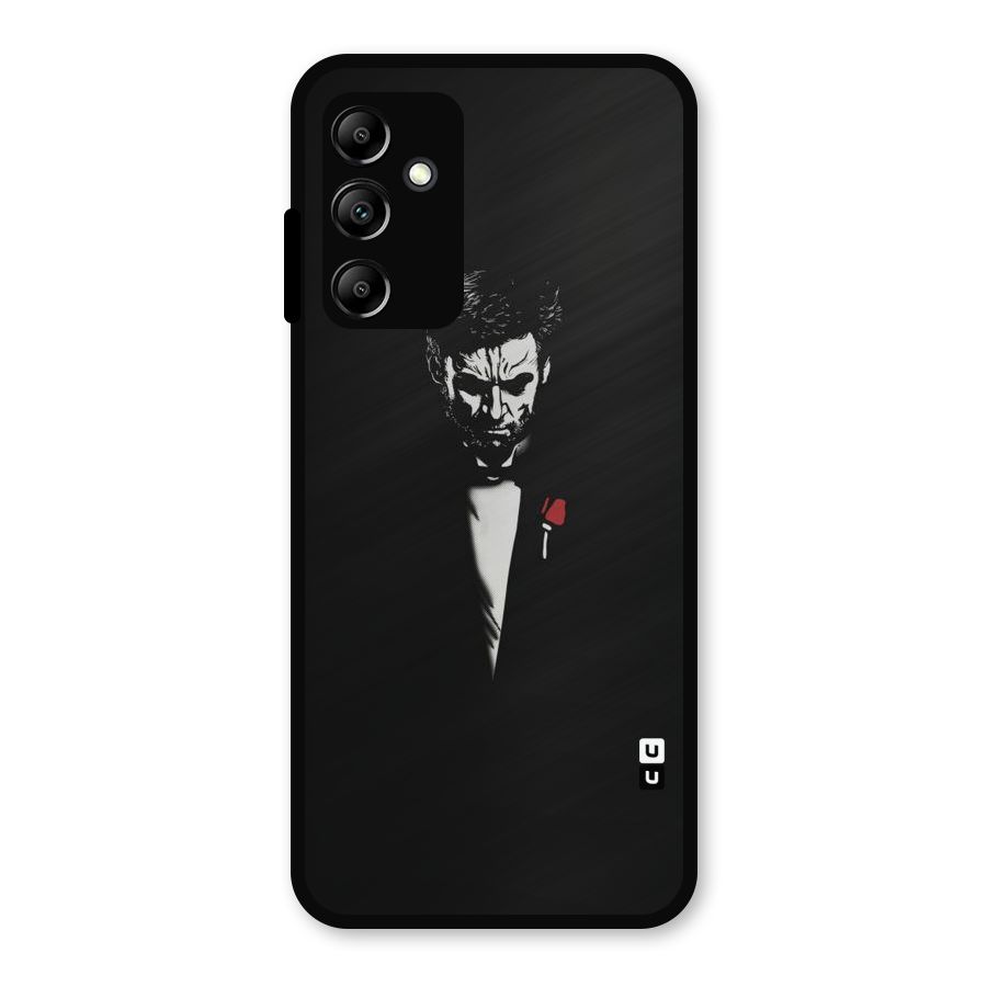 Rose Man Metal Back Case for Galaxy A14 5G