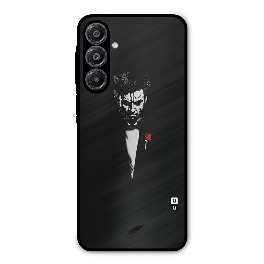 Rose Man Metal Back Case for Galaxy A16 5G