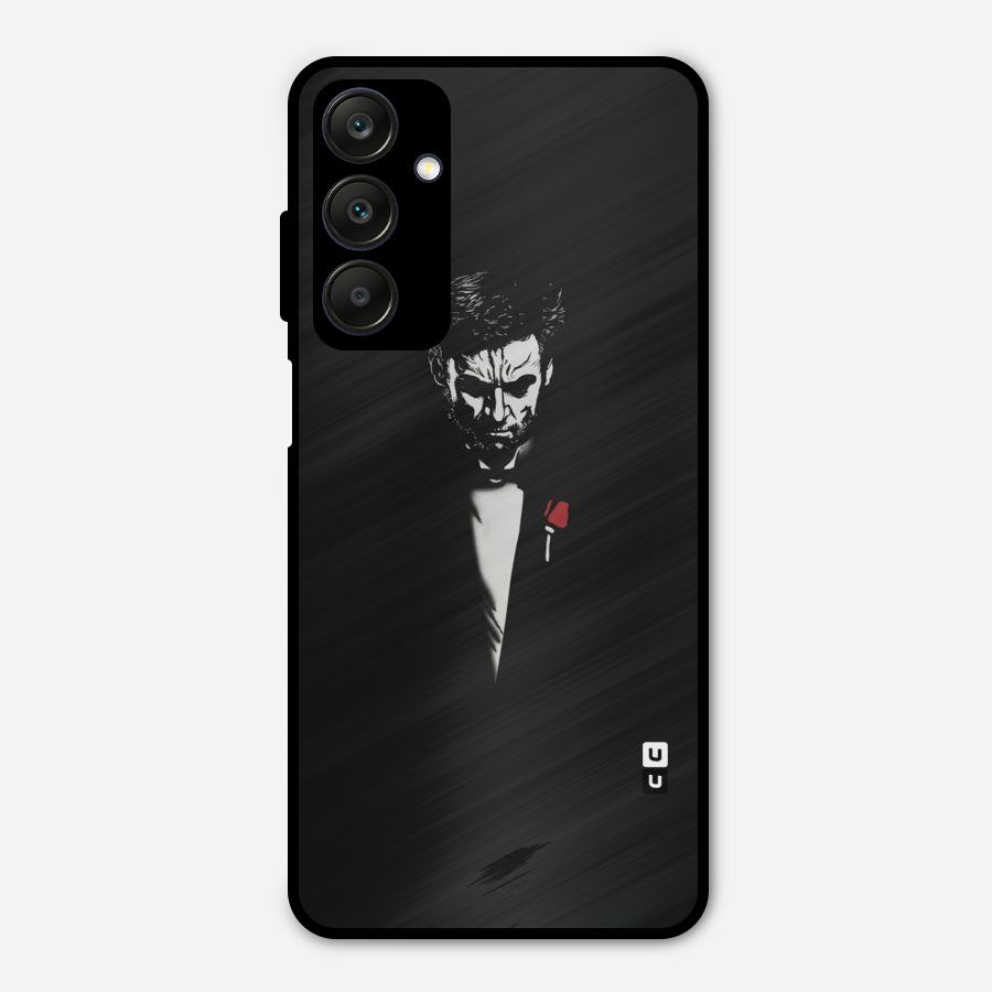 Rose Man Metal Back Case for Galaxy A25 5G