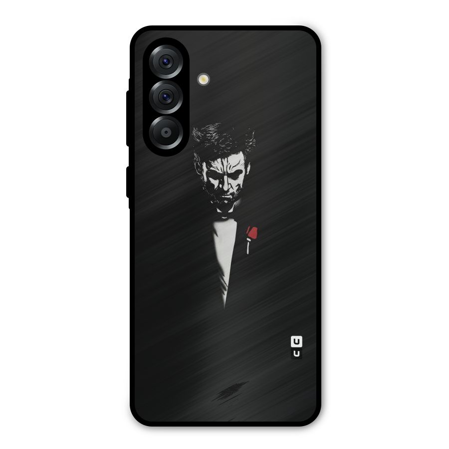 Rose Man Metal Back Case for Galaxy A36