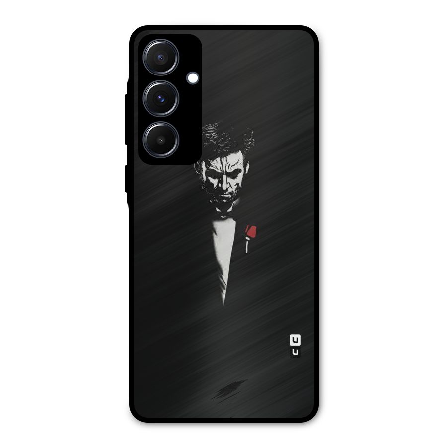 Rose Man Metal Back Case for Galaxy A55